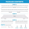 SHILI RV Slide Topper Awning, Slide Out Awning Kit Cover Assembly, Modular Camper Slideout Topper Protection for RVs, 5th Wheels,Travel Trailers and Motorhomes, white, 7'3