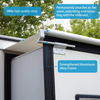 SHILI RV Slide Topper Awning, Slide Out Awning Kit Cover Assembly, Modular Camper Slideout Topper Protection for RVs, 5th Wheels,Travel Trailers and Motorhomes, white, 7'3