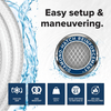 NSF61 25Ft Water Hose - RV Drinking Water Hose Contains No Lead, No BPA & No Phthalate - Features Diamond-Hatch Reinforced PVC Design - 5/8” Inside Diameter